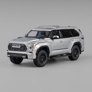 CM Model CM64-Sequoia-02 1/64 Toyota Sequoia Silver Diecast Scale Model Car