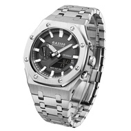 JANSIN Casio GM-2100 Metal Strap For G-Shock GM-2100 Gen5 Casioak Modification Kit Case+Metal Bezel