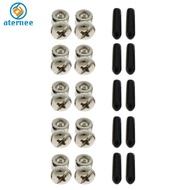 Aternee 5x Jump Rope Adjustable Screws with End Cover for Skipping Cable Workout