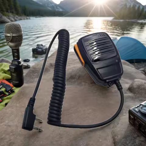 peaker Microphone for Baofeng UV-5R BF-888S UV5R GT-3TP Kenwood TK3107 TK3207 PUXING PX-777 Radio Wa