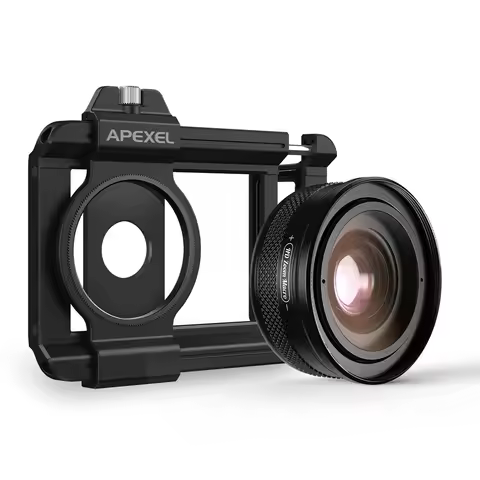 Universal Lens Clip Zoom Macro Lens Kit for Smartphone 10-20X Micro Phone Magnifier Photography Lens