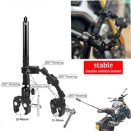 Motorcycle Bike Invisible Selfie Stick Monopod Handlebar Mount Bracket for GoPro Max 10 Insta360 One X2 Camera Accessories