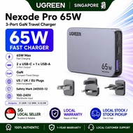 ugreen GaN 65W Ultra-thin Fast Charger Adapter 3-Port GaN Compact Fast PPS Wall Charger