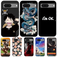 For Google Pixel 7 Case For Google Pixel 7 Pro Soft Case black tpu case Oriental Dragon