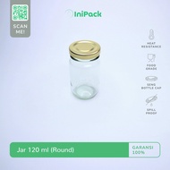 Glass Jar 120 ML Glass Jar Bottle/ 120 ML