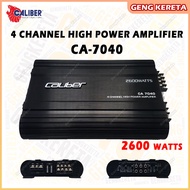 ♫ Caliber 4 Channel High Power Amplifier CA-7040 4-Channel 2600Watts Amplifier Car Power Amp Suitable For All Car