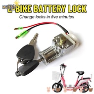WATTLE E-Bike Battery Lock Accessories Scooter Motorcycle Refitting Parts Electric Bicycle Charger