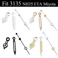 QX 3135 Watch Hands Green Luminous Fit 3135 NH35 NH36 ETA2824 2836 Miyota 8215 8205 821A Mingzhu DG2