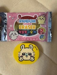 Chiikawa 盲抽 韓版正版擦子膠 桃心飛鼠 from taito