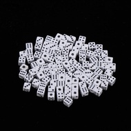 [yuksok] 100pcs 5mm Six Sided D6 Dice Dies for Table Games  RPG Gaming Gift Collection