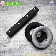 SHOUOUI 1 Pair Ear Pads Velvet Headband Cover Soft Earbuds Cover for For Beyerdynamic DT770 DT880 DT
