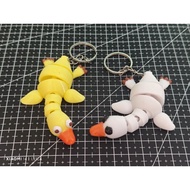 GANTUNGAN Arcticulated Duck Keychain / Flexible Keychain / Toy / 3Dprint