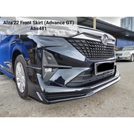 Perodua Alza 2022 2023 advance GT bodykit body kit front side rear skirt lip top spoiler diffuser