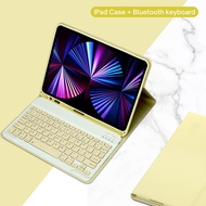 Pen Holder Wireless Keyboard case Mouse for 2022 iPad Pro 11 inch protective case Air 3 4 5 10th gen with pen slot For iPad mini 4 5 6 Magnetic Touch Pad Bluetooth keyboard tablet