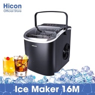 【Free Gift】 Original Hicon Ice Maker Machine Automatic Cleaning 2L 6 Minutes to Make Ice Quick Ice M