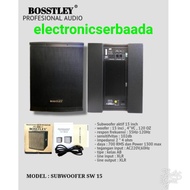 ACTIVE SUBWOOFER BOSSTLEY SW15 SUBWOOFER 15 INCH