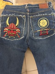 RMC 赤猿 牛仔褲  收藏品 Samurai & Flower Embroidery