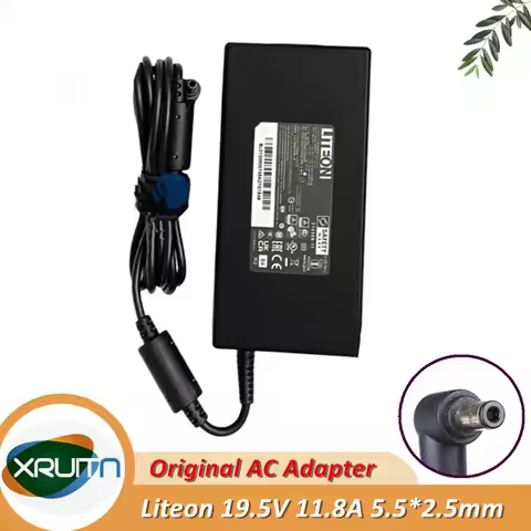 Original AC Adapter LITEON PA-1231-16 Charger 19.5V 11.8A 230.0W 5.5x2.5mm Genuine 230W Laptop Power