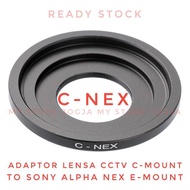 CCTV Lens Adapter Film Lens Adapter C-Mount To Sony E-Mount NEX 3 5 5N 5R 5T A7 A7R A7S A7 Mark 1 II