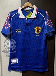 New!! เสื้อฟุตบอลย้อนยุค Retro ทีมชาติญี่ปุ่น ลายไฟ ปี 1998 ปีนี้หายากมาก สินค้าสวยตรงปกรับประกันคุณภาพสินค้า
