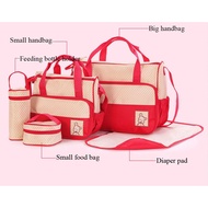 Beg khas baby untuk barangan bayi 1 harga dapat 5 barang baby bag /  bag baby lengkap