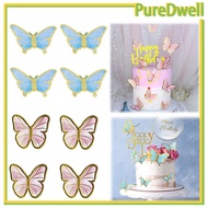 70 Pcs Butterfly Cake Toppers Butterfly Birthday Cake Decoration/s Birthday Event/s Butterfly Decora