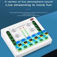 2X M8 Live Sound Card Wireless Bluetooth Audio Mixer Digital Mixer Noise Reduction Live Streaming Br