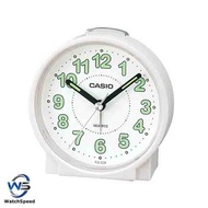 Casio TQ-228-7D TQ-228-7 Analogue White Alarm Clock