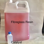 Fibreglass Resin 10kg resin / GUM FIBRE BOAT  / Gam Fiber / Gam Bot / Fiber Bot -10kg / Catalyst But