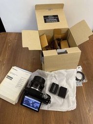 Sony NEX-3N Mirrorless Camera with 16-50mm Lens with leather case