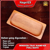 Wooden Plate Wooden Tray 33x14 cm Serving Tray Wooden Plate Tray