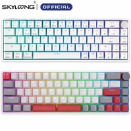 SKYLOONG GK6+ nical Keyboard 65% Layout Gateron Optical Switches Hot Swap RGB Customized Knob Progra