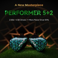 AFUL Performer 5+2 / Performer 7 2DD+4BA+1Micro Planar In Ear Monitor Earphones HiFi Wired Hybrid He