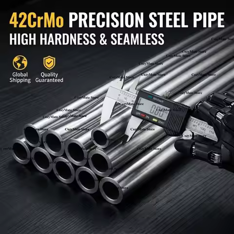 42CrMo Precision Seamless Steel Pipe OD16mm ID 4.5-12mm High Alloy Tube for Hydraulic Projects Mecha