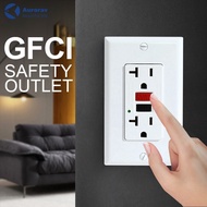 2-Gang GFCI Duplex Safety Outlet 20A 220V Universal Outlet With Ground