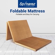 SpinaRez Single Tri-Fold Mattress Tilam Lipat Bujang 2 inch High Quality Foam With Carry Bag