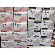 DOVE PINK ROSA & DOVE ORIGINAL 135g BEAUTY BAR SOAP FOR SKIN GLOWING.A