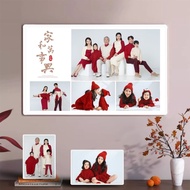 全家福相框全家福摆台打印制作集体照相框大合影相框来图Family photo frame family photo table printing production setq2r7yf6m123.m