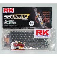 Chain 520-120 O-Ring Black Gold Pin RK 520KRO2-BL (Black Box)