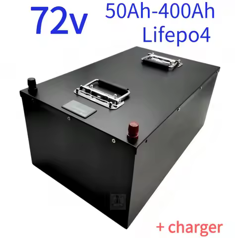 DS Lifepo4 72V Rechargeable Battery for Tricycle Motorcycle Scooter EV High Capacity 50Ah 5000W up t