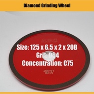 ABC Diamond Grinding Wheel 125 x 6.5 x 2 x 20B D64 C75 Carbide Grinder Wheel