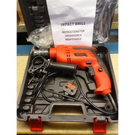 Boss 220V Impact Drill GS13 RE Professional Impact Drill With Free Bits {Suitable for Wood / Metal /