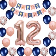 (SG Seller) 12th Birthday Decorations, 12th Birthday, 12 Years Old, Official Pre Teen, 12th Birthday