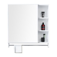 YOULITE Aluminum Bathroom Mirror Cabinet Wall Mounted Toilet Mirror Box Toilet Bathroom Mirror With Storage Shelf Dressing Storage
