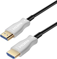 PremiumCord 4K Active Optical (AOC) HDMI 2.0 Fibre Optic Cable M/M 18Gbps, Compatible with Video 4K 