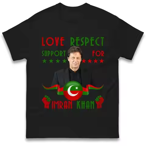 Love Respect Support For Imran Khan T Shirt Pti