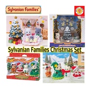 EPOCH Sylvanian Families Christmas Set Japan Doll