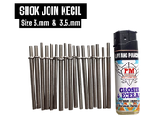 SHOKJOIN SAMBUNGAN JORAN UDANG DAN WADER KECIL 3MM DAN 35MM