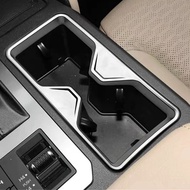 Car Water Cup Holder Cover Trim for Land Cruiser 250 Prado LC250 2024 LHD Interior Accessories