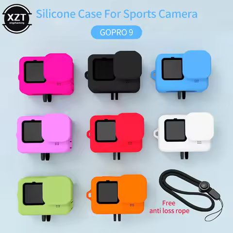 For gopro hero 9 10 black accessories case Protective Soft Standard Housing Rubber Silicone Shell Pr